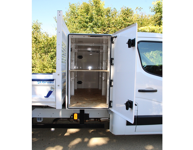 Coffre dos cabine acier 1300 rd